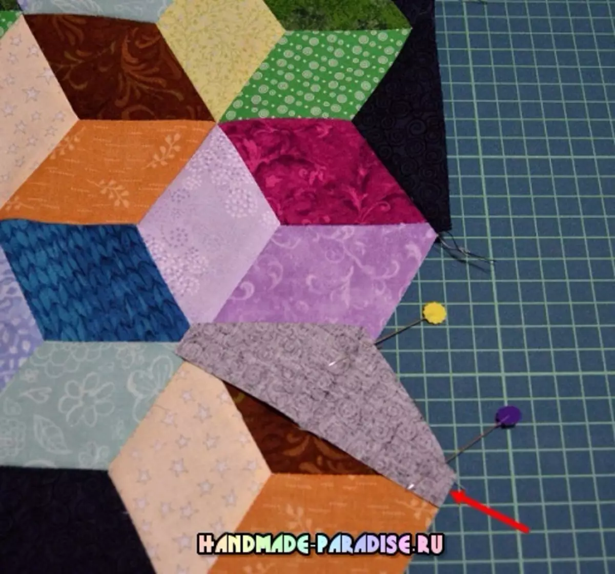 Manta de patchwork 