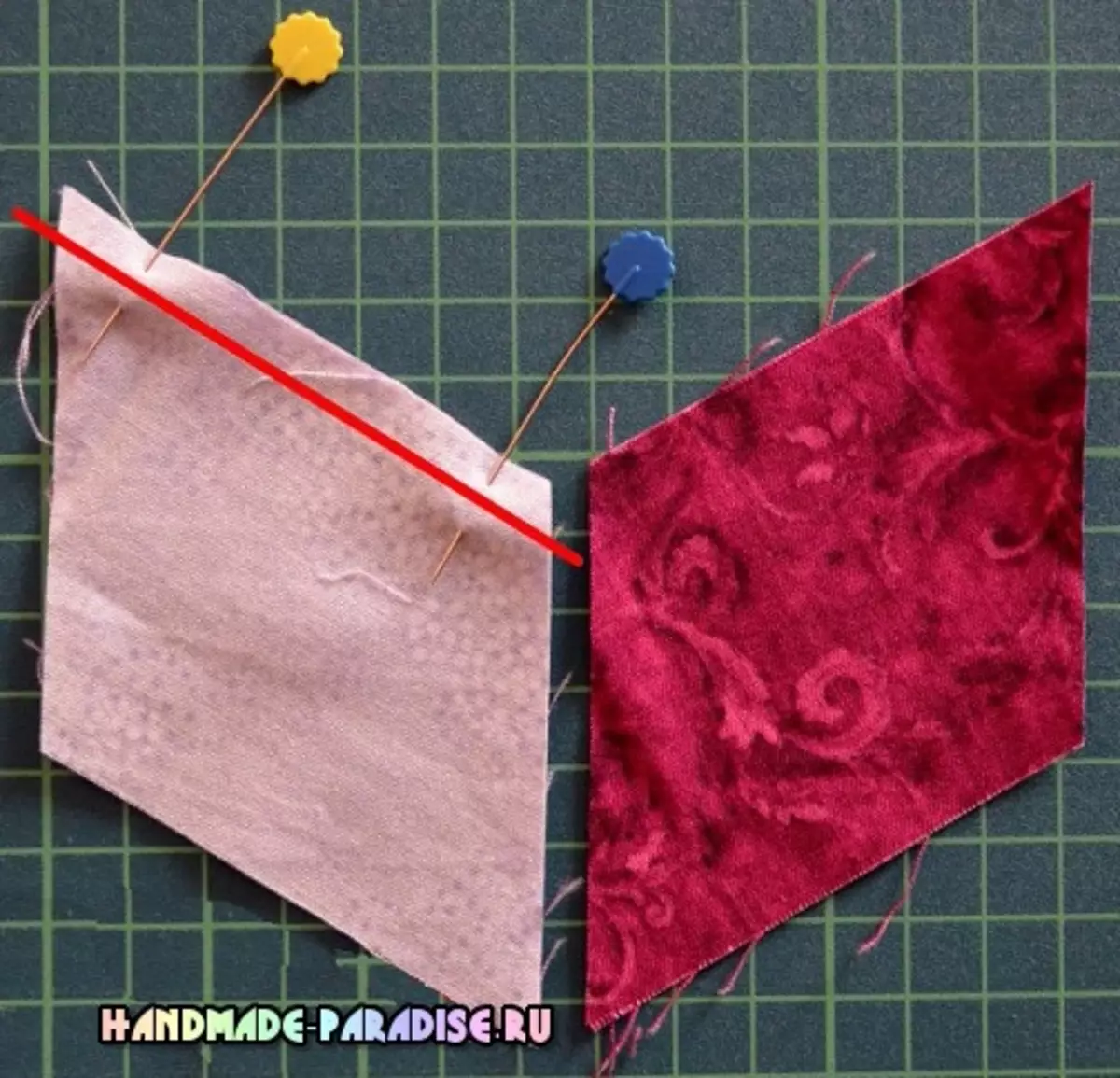 Patchwork技术中的拼凑而成的“立方体”毯子