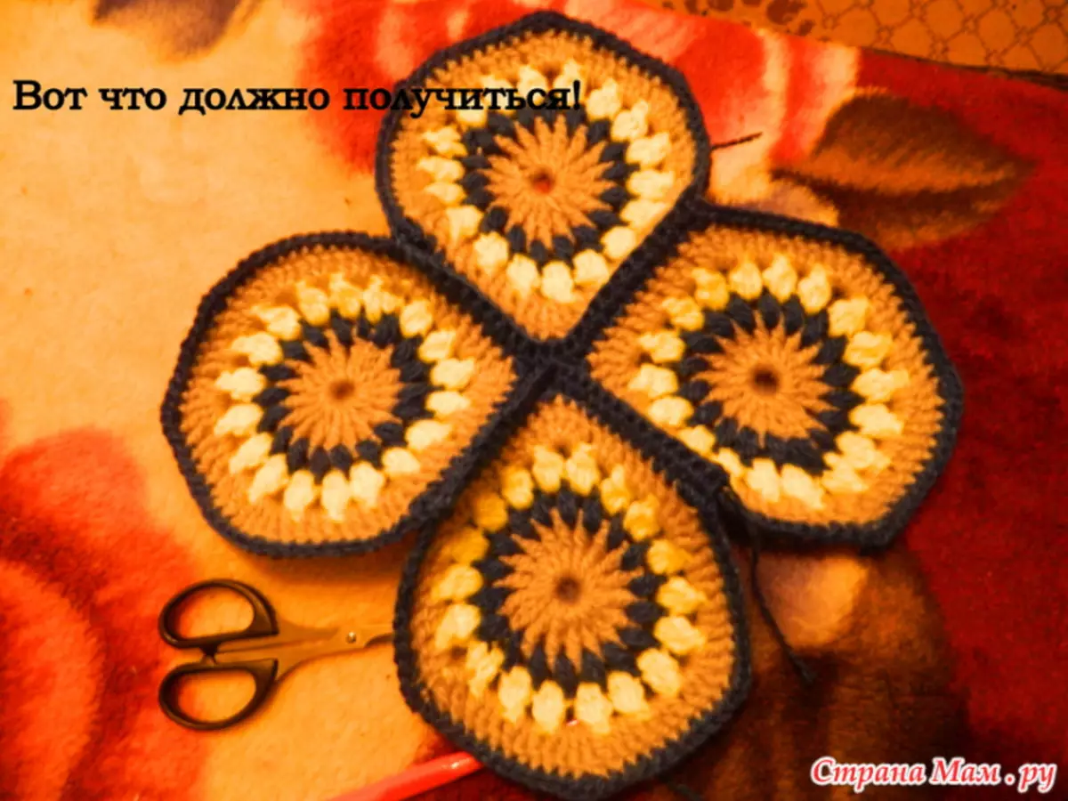 Crochet motifs schemes: Master nga klase sa video