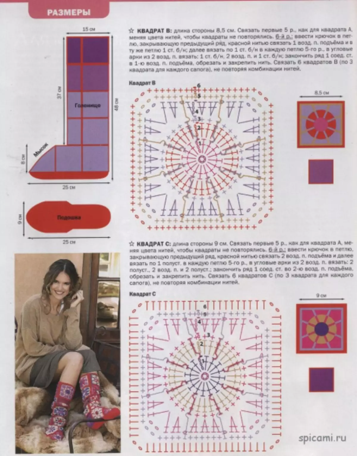 Crochet Motive Scheme: Clasa Master cu video