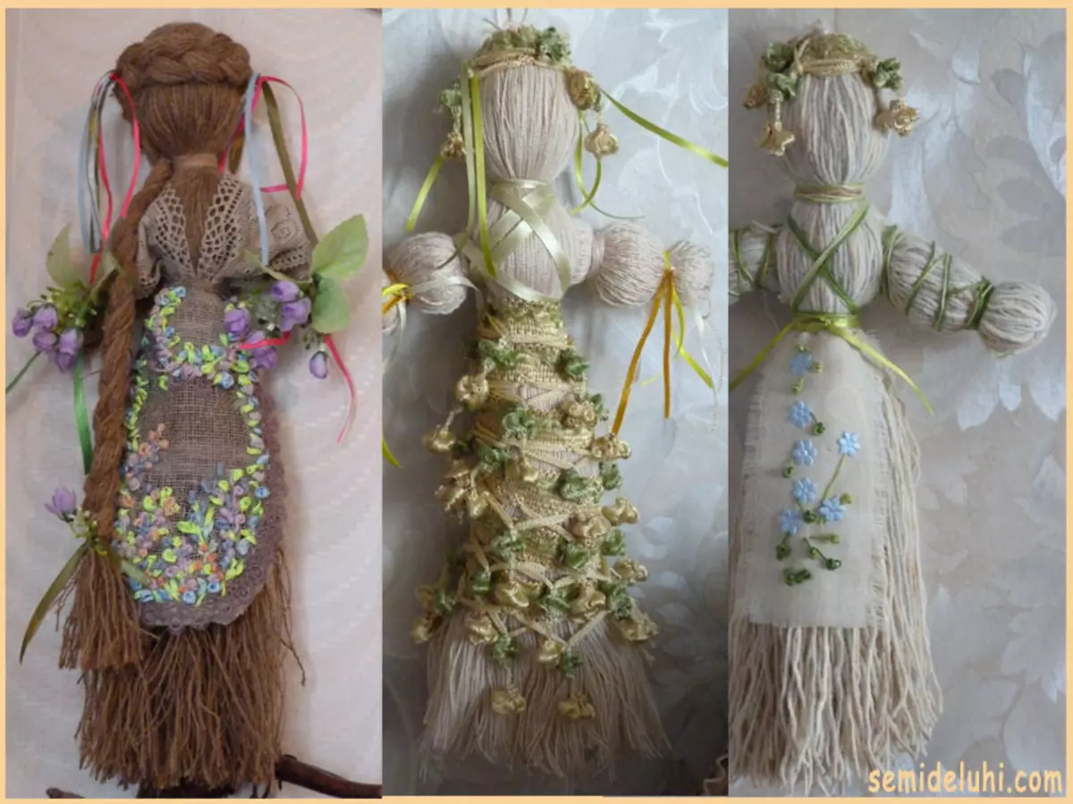 How to make a doll from threads Moulin: Step-by-step instructions with photos