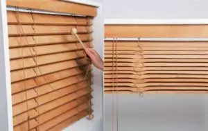 Studie van houten blinds
