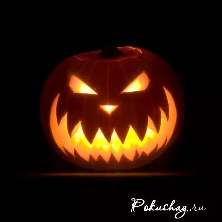 Si për të prerë kungull në Halloween: master klasë me foto dhe video në rusisht