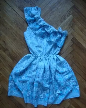 Як зшити літнє плаття на одне плече своїми руками: форма і майстер клас з пошиття