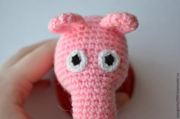 Babi Crochet Peppa: Kelas Master kanggo Kniting Little Hat