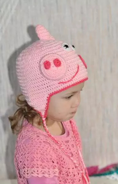 Peppa Crochet Pig：針織小帽子的大師班