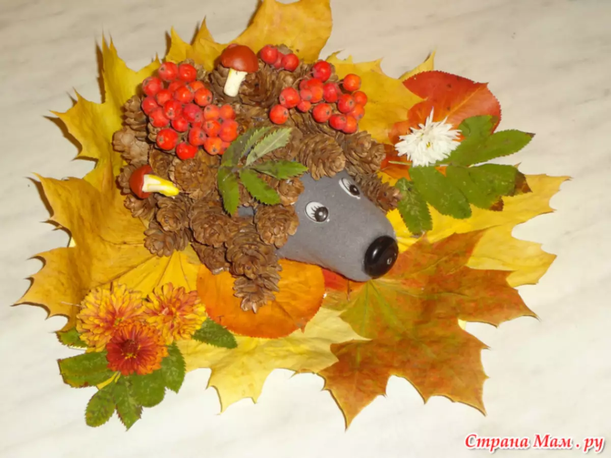 Herbsthandwerk mit eigenen Händen aus natürlichem Material mit Fotos und Video