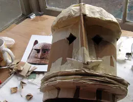 Āfrikas papjeru izgatavošanas maskas to dara pats