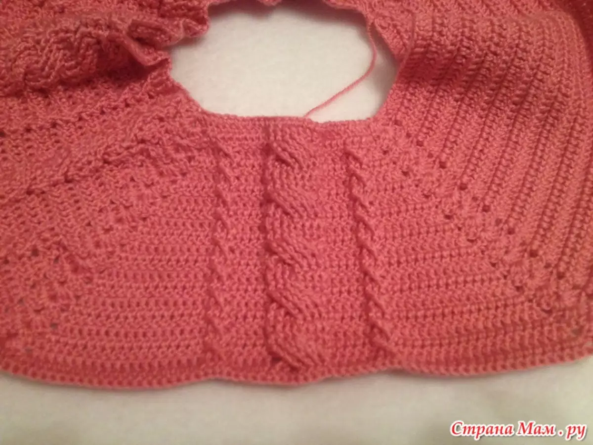 I-Crochet sweater: uhlelo nencazelo yabaqalayo ngevidiyo