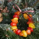 Decorațiuni comestibile pe pomul de Crăciun cu mâinile lor