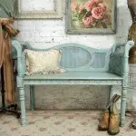 Provence Style Bench.