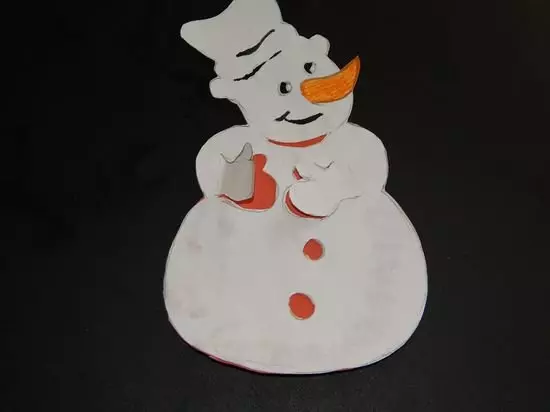 Snowman nganggo tangan dhewe saka pacar karo foto lan video
