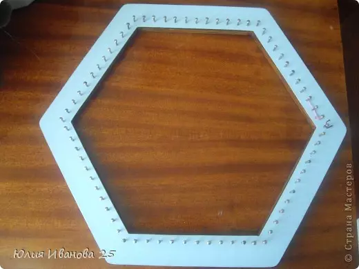 Napkin on frame with nails: Size Schemes with video