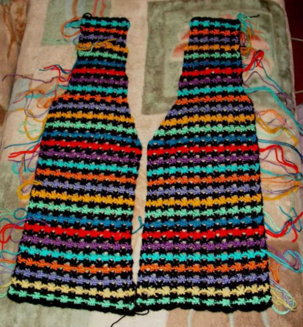 Crochet kniting sandi