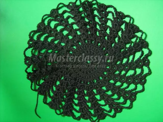 Sunflower napkin crochet: Scheme and description with video
