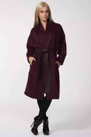 Женско палто Кимоно: модел за рязане и шиене