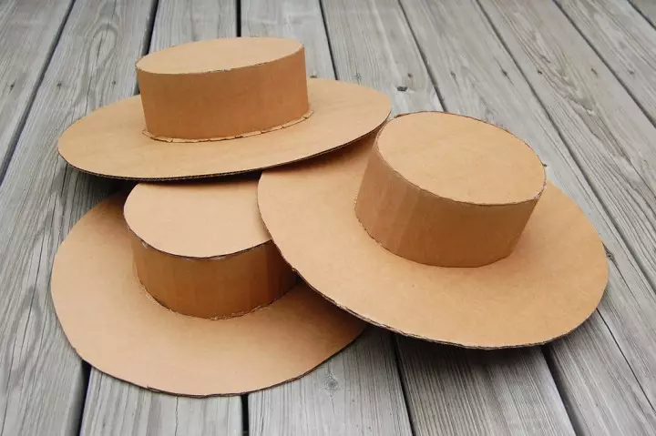 Sombrero Tun Sie es selbst aus Papier: Master-Klasse mit Foto