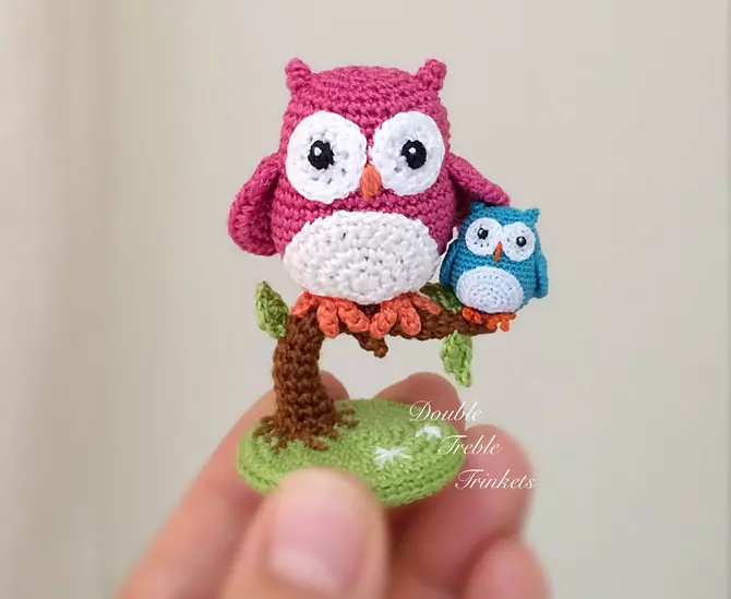 I-Owl Crochet enohlelo kanye nencazelo ye-Master Class