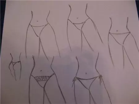 အမျိုးသမီး thongs ကိုချုပ်နှောင်နည်း: ဖော်ပြချက်နှင့်အတူပုံစံ