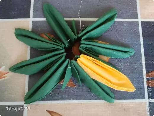Ananas od salvens radi sami: shema s korak-po-korak fotografije i video