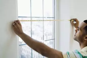 Cách đo rèm trên cửa sổ nhựa