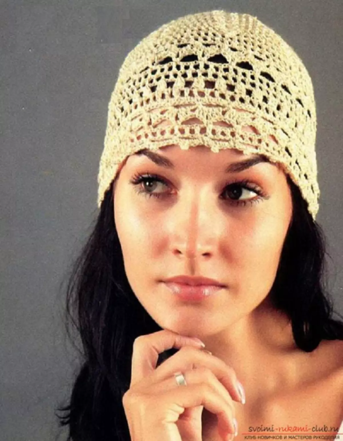 Дамска лятна шапка плетене на една кука: майсторски клас с видео