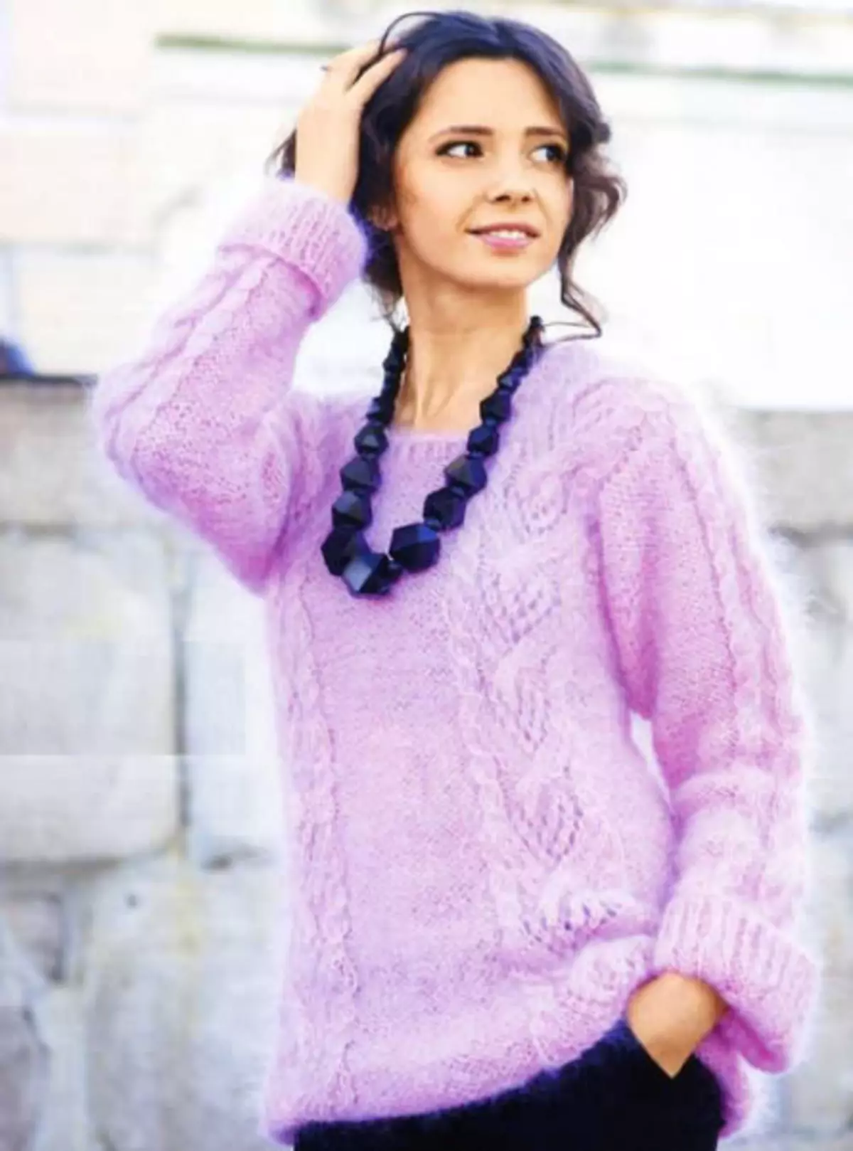 Damengestrickte Pullover mit Schemata und Fotos