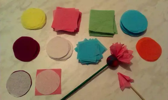Cele od serwetek dla dzieci: Schematy tworzenia kolorów