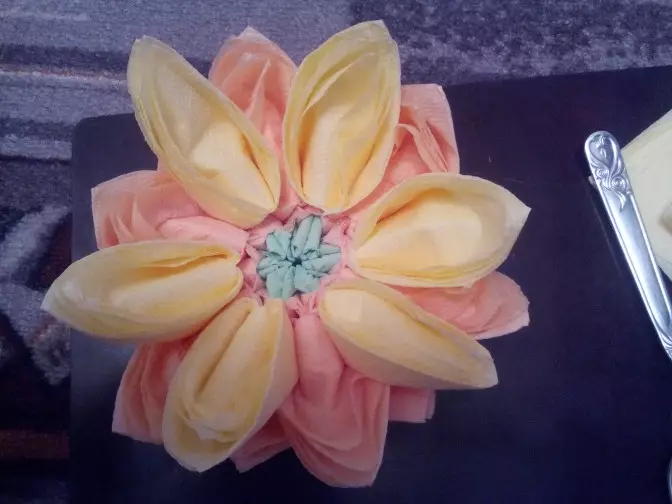 Lilies fra servietter: Video lektioner til Beginner Masters