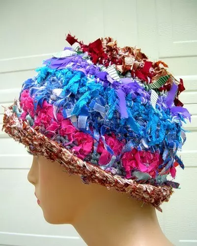 Crochet Cap Cap - Δημιουργικό ύφασμα