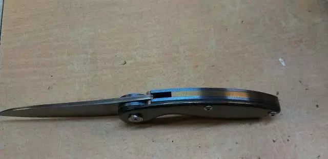 Ganivet plegable casolà amb les seves pròpies mans (manual, pas a pas, foto)