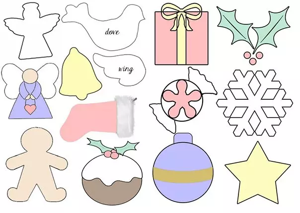 Karácsonyi játékok érezted magadtól magad: minták fotókkal