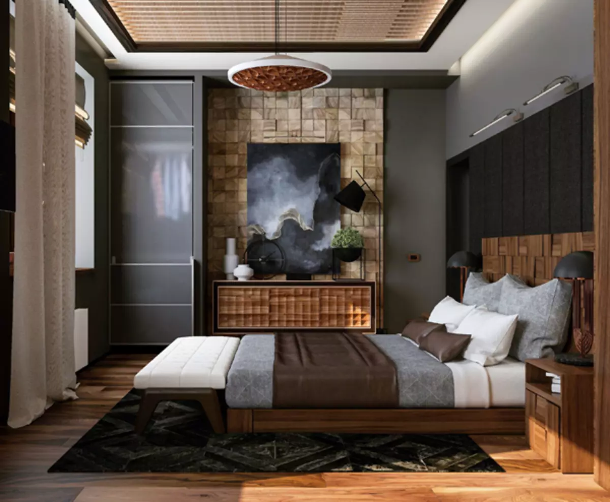 חדר שינה אמיתי של גברים: טיפים מעצב