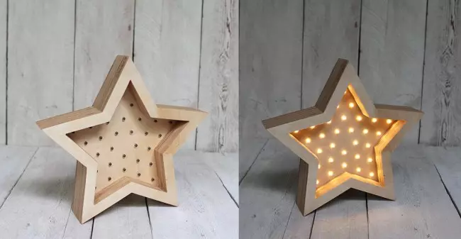 Chandelier kubva plywood ita iyo pachako: Mufananidzo wezvirevo zviri nyore