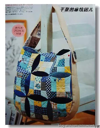 Beg patchwork dari majalah Jepun - pilihan besar idea