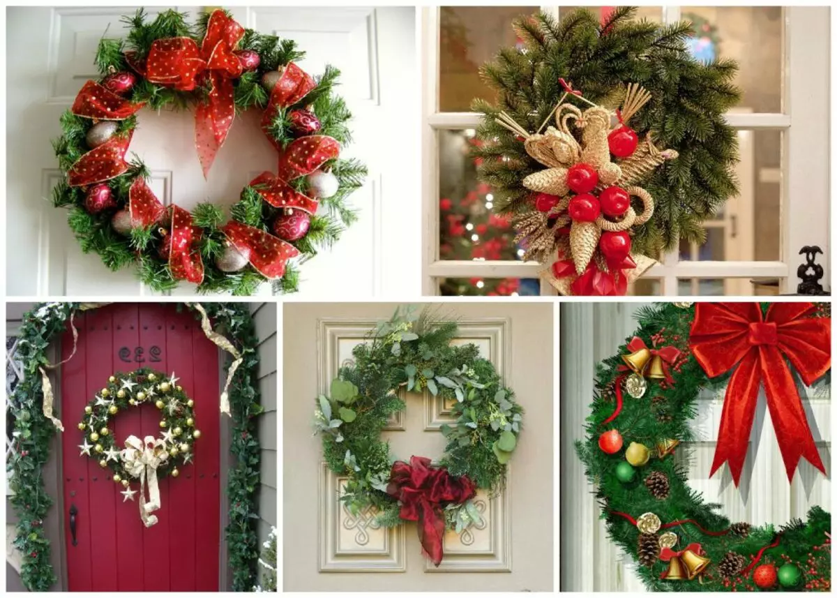 খোদা থেকে ক্রিসমাস wreaths