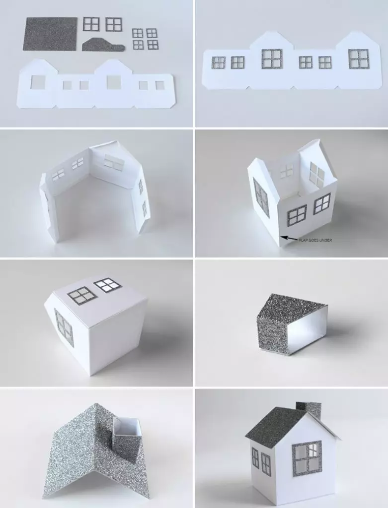 DIY хартиена къща