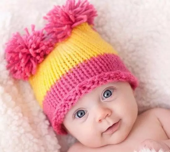 Knitted cap for newborn knitting needles: insulate the kid with their own hands, schemes with job descriptions