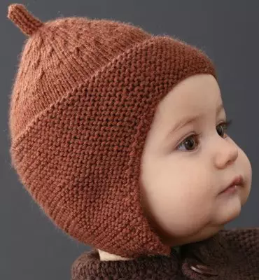 Gorra de punto para agujas de tejer recién nacidos: Aísle al niño con sus propias manos, esquemas con descripciones de trabajo