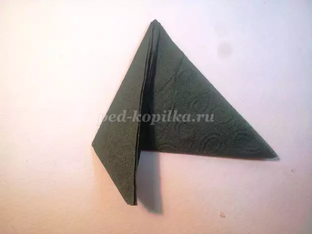 Lotus izgatavots no papīra salvetes: maģistra klase ar soli pa solim instrukcijas