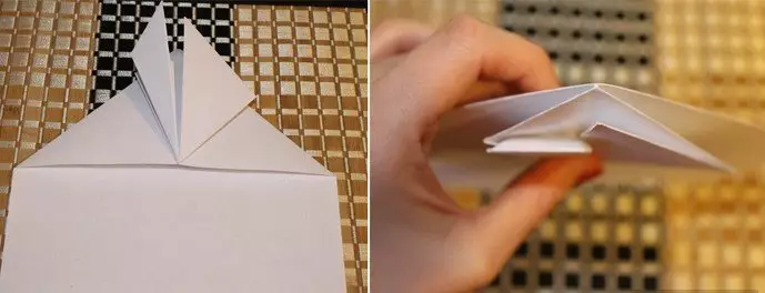 How to make a paper plane - instruction, photo