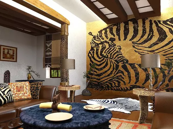 Estilo africano no interior do apartamento (50 fotos)