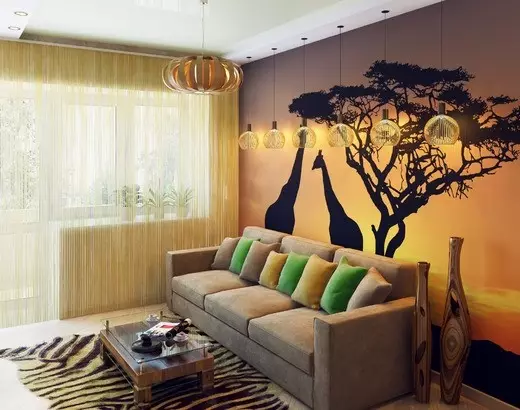 Estilo africano no interior do apartamento (50 fotos)