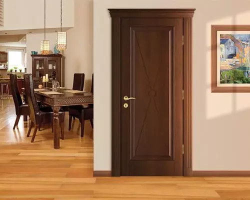 Pintu Warna Walnut Amerika Saat Membuat Interior