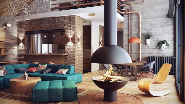最不尋常的室內風格：公寓的設計方式和家庭不像其他人（61張）