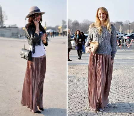 Ako si šiť skladanú sukňu: vzor a príklady šijacích štýlov