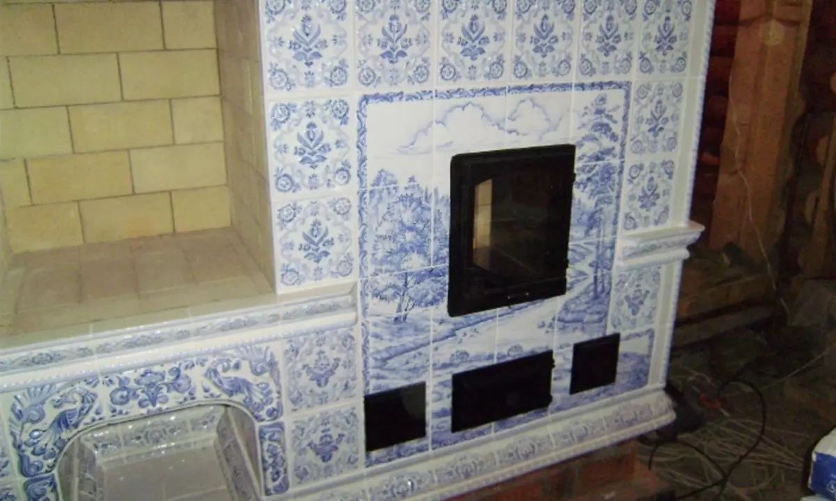 Restoration options Furnaces in the house using ceramic tiles