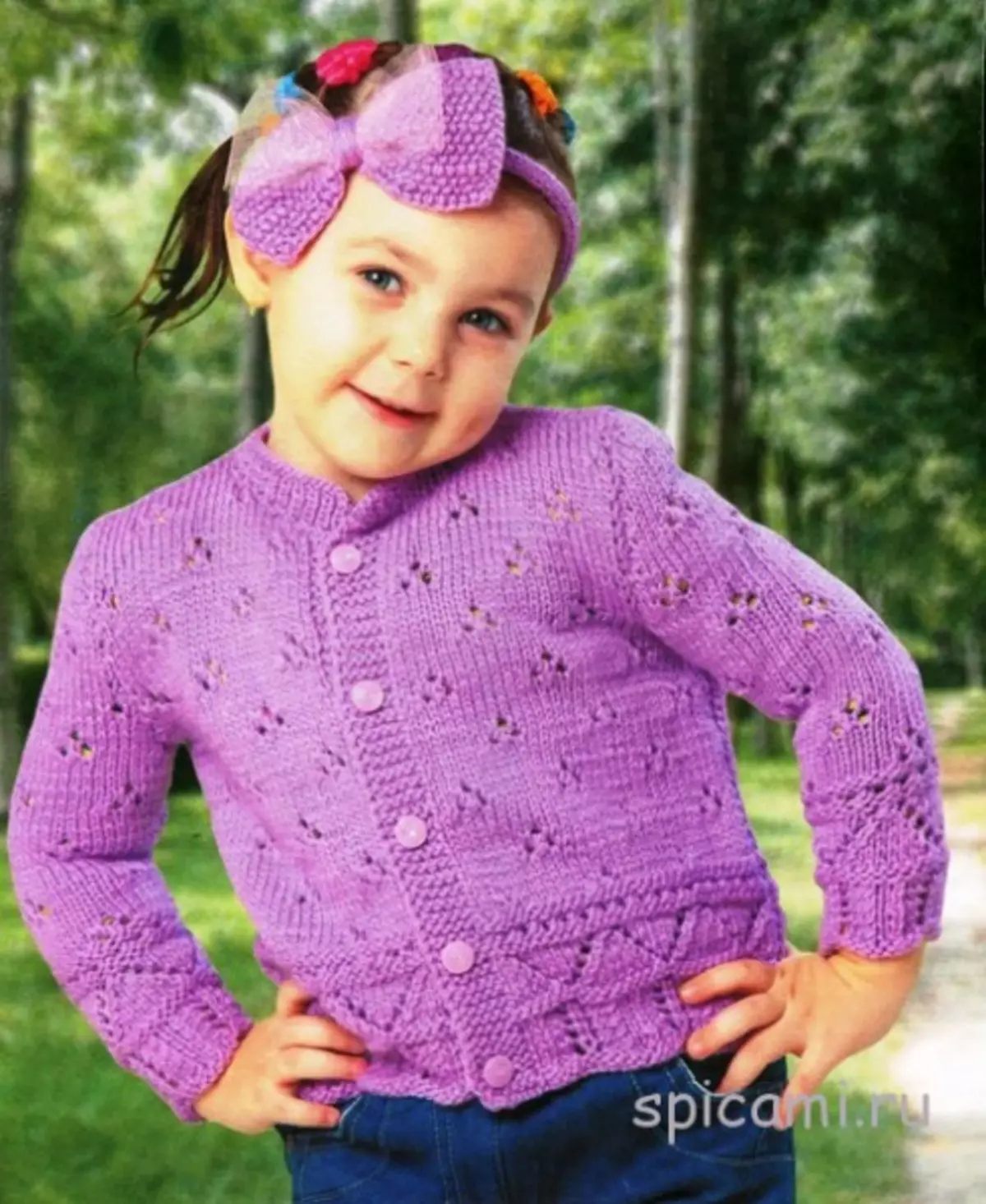 Knitted sweater for the girl with knitting needles: options for the girl 2 years, openwork blouse do it yourself