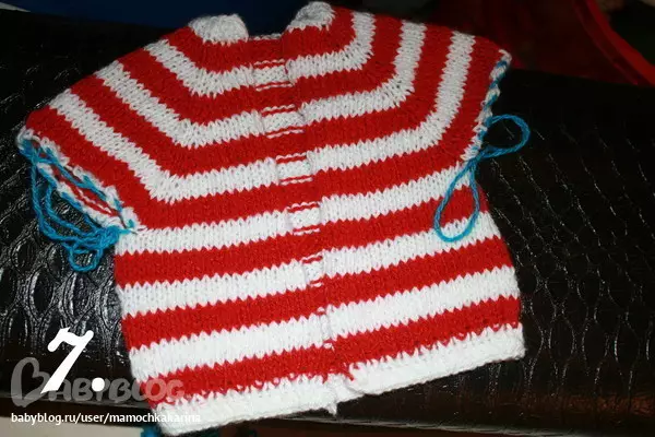 Áo len dệt kim cho cô gái với kim đan: Các lựa chọn cho cô gái 2 năm, áo Openwork làm điều đó chính mình