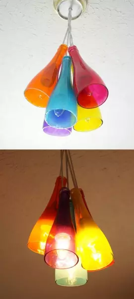Čo môže byť vyrobené zo sklenených fliaš